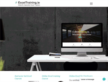 Tablet Screenshot of exceltraining.ie